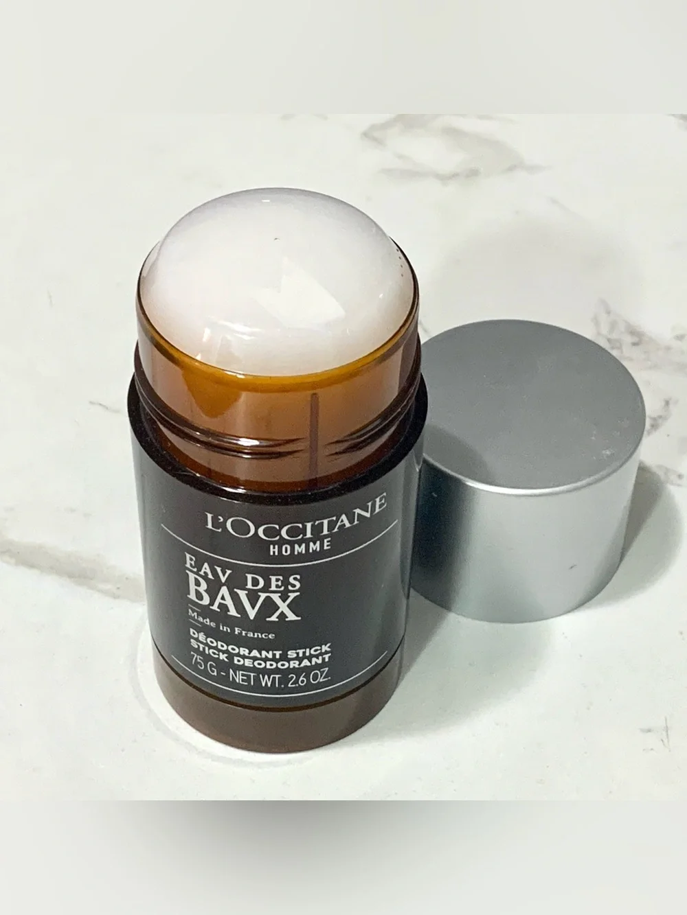 New - L'Occitane Homme Eav Des Bavx Deodorant Stick - 2.6 oz / 75 g